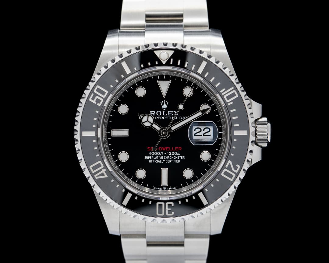 Rolex Sea Dweller RED 43MM 50th Anniversary SS Black Dial