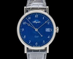 5177BB Classique Automatic 18K White Gold Blue Dial