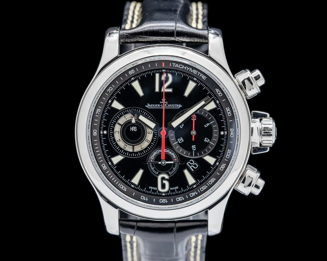 Jaeger-LeCoultre Master Compressor Chronograph SS Black Dial