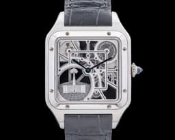 WHSA0032 Santos Dumont SS Skeleton Dial 2024