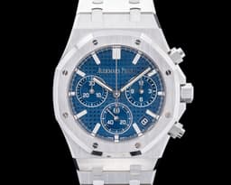 Royal Oak Chronograph "50th Anniversary" SS Blue Dial