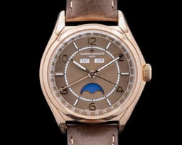 Fiftysix Complete Calendar SS Brown Dial