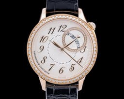 Égérie Self-Winding Diamond 18K Rose Gold Silver Dial