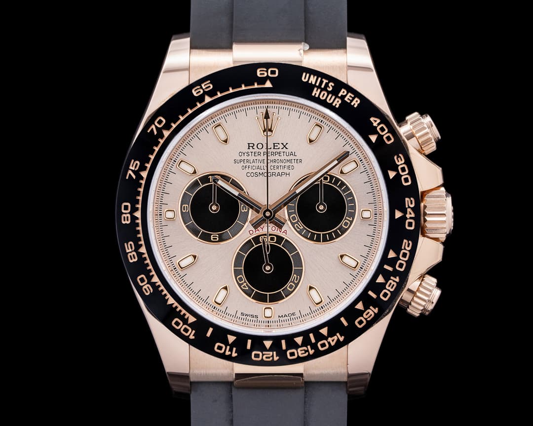 Rolex 116515LN Daytona Ceramic 18K Sundust Everose Pink Dial