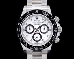 Daytona 116500 Ceramic Bezel "Panda" SS White Dial