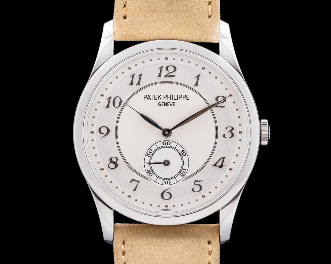 Patek Philippe 5196P Calatrava Platinum Silver Dial Breguet Numerals