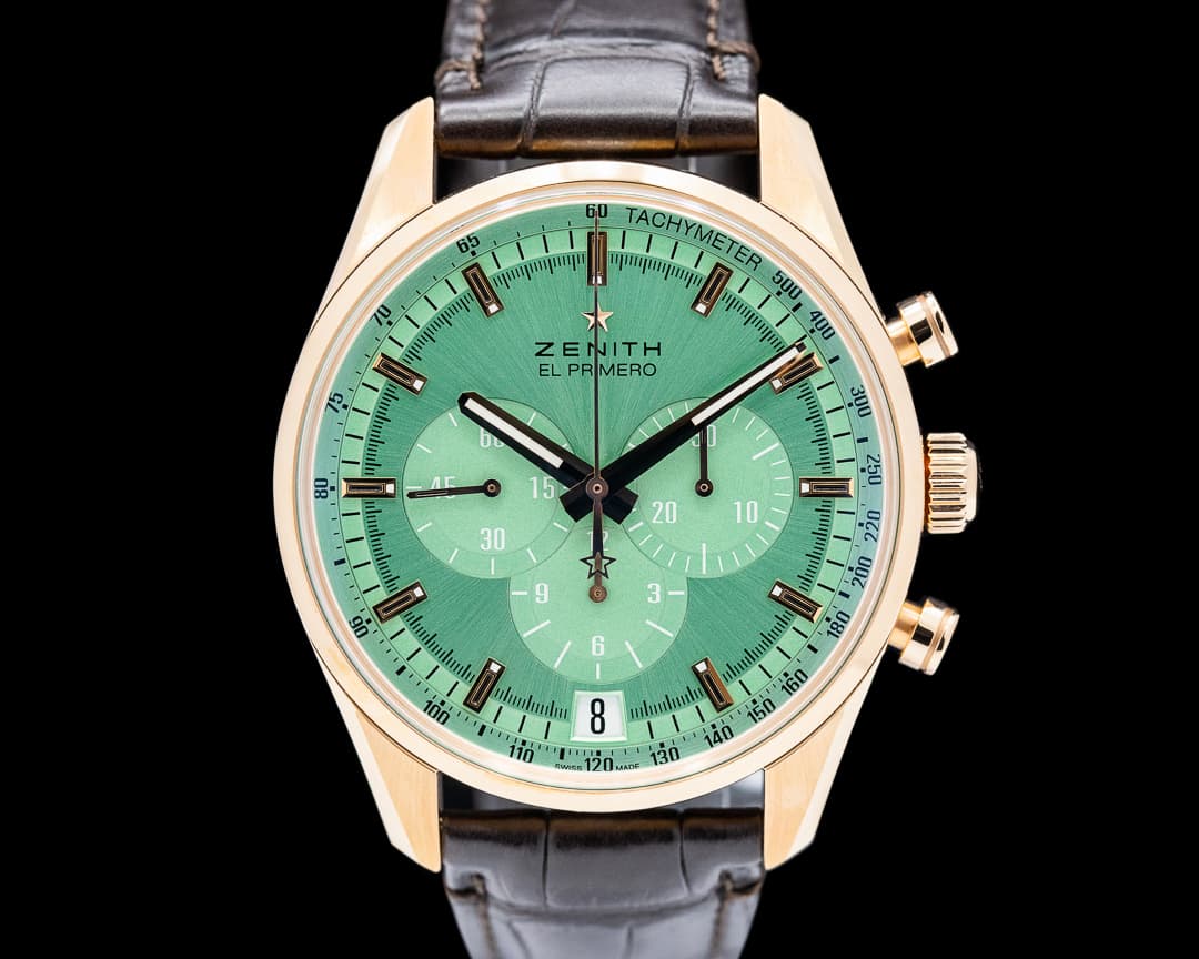 Zenith El Primero Chronomaster 18K RG Green Dial LIMITED 2025