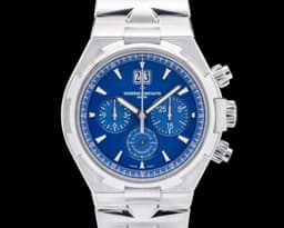 49150 Overseas Chronograph SS Blue Dial