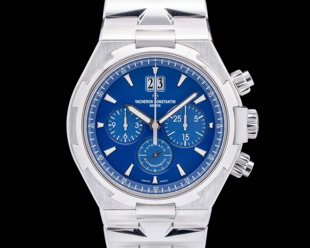 Vacheron Constantin 49150 Overseas Chronograph SS Blue Dial