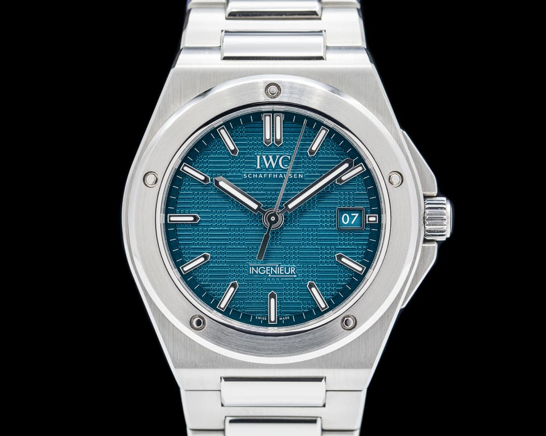 IWC Ingenieur SS Aqua Blue Dial
