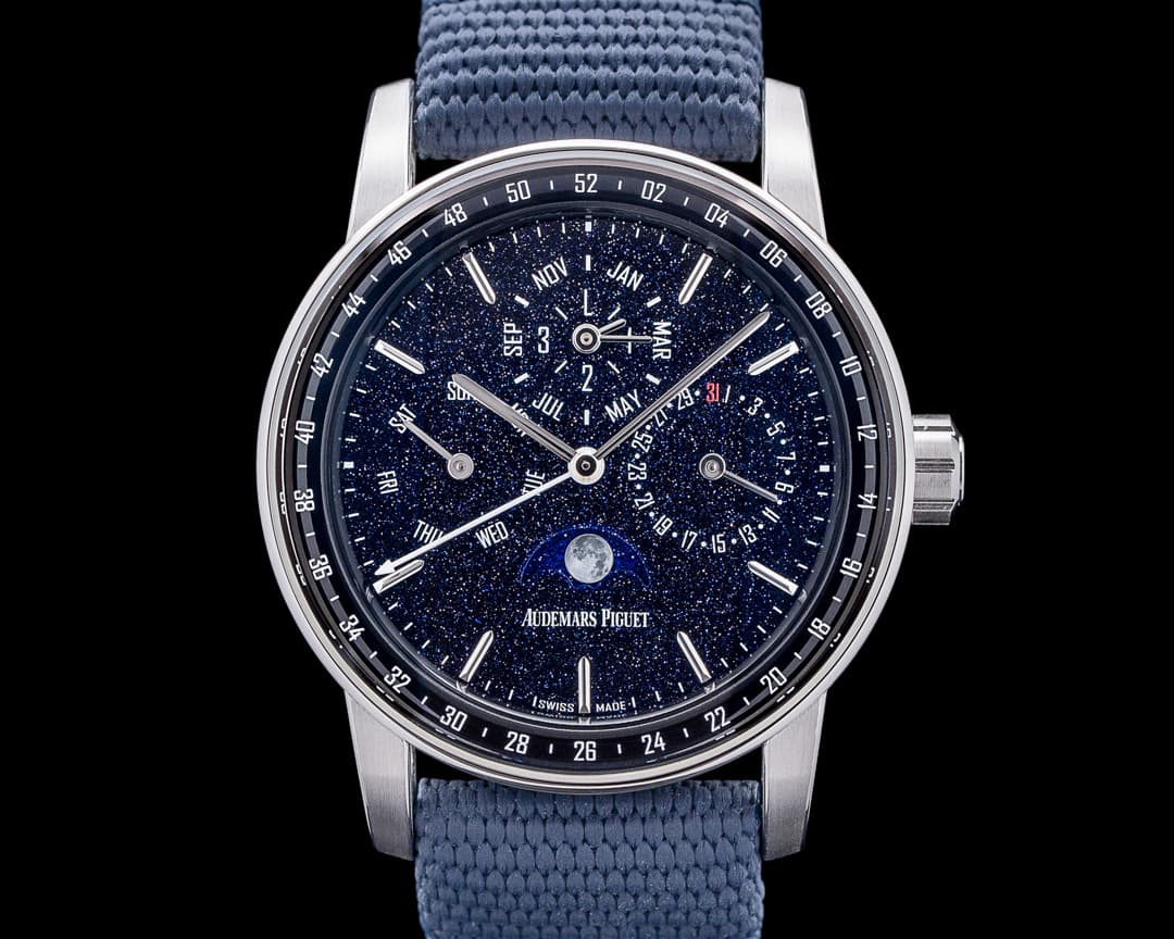 Audemars Piguet Code 11:59 Perpetual Calendar 18K White Gold Blue Dial