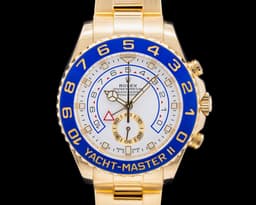 116688 Yacht Master II 18K Yellow Gold White Dial
