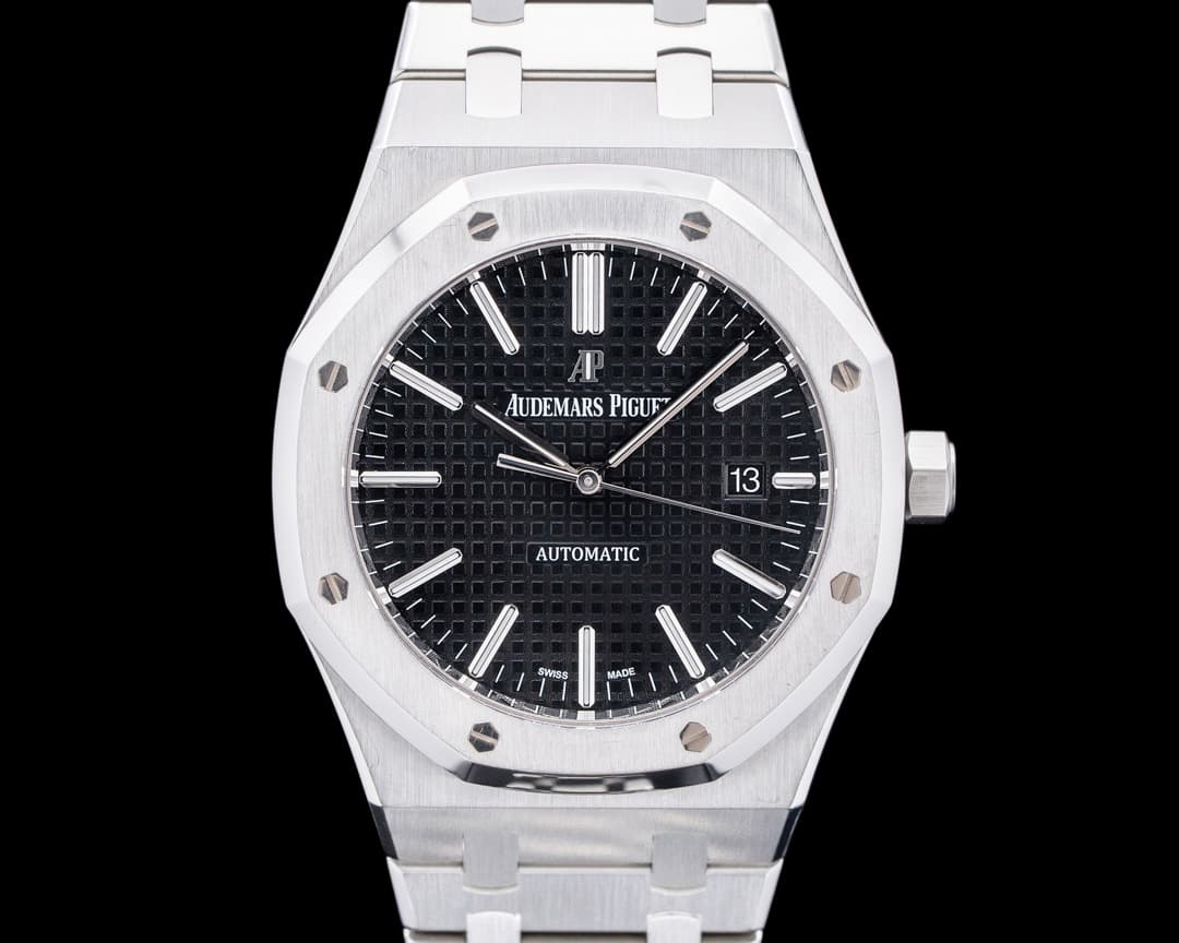 Audemars Piguet 15400ST Royal Oak SS Black Dial