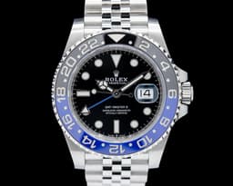 126710BLNR GMT Master II "Batman" Jubilee SS Black Dial