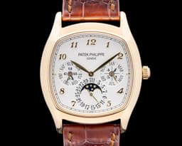 Perpetual Calendar 5940J 18K Yellow Gold Cushion Case