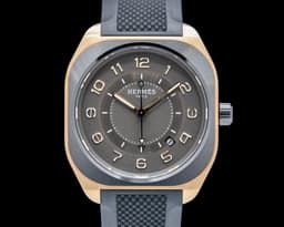 H08 Titanium / 18K Rose Gold Gray Dial