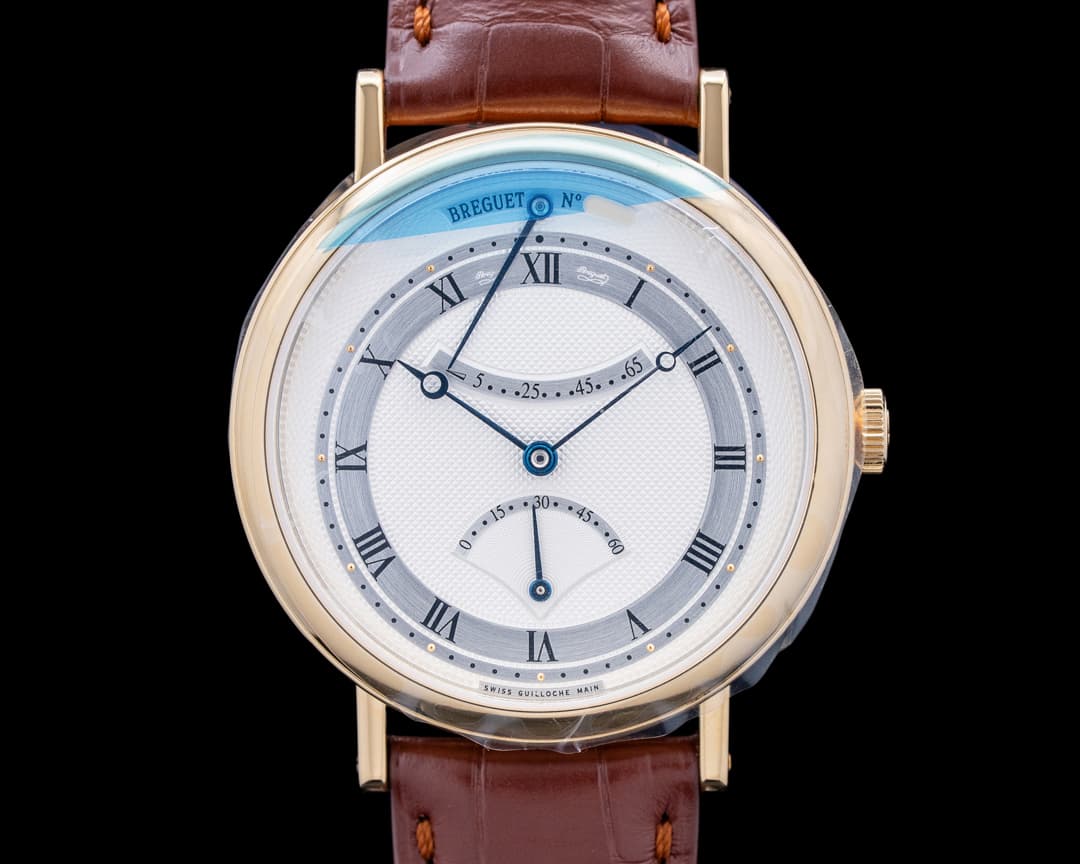 Breguet Classique Retrograde Seconds 18K Yellow Gold Silver Dial