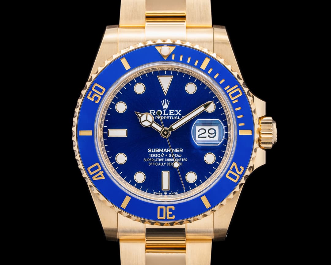Rolex Submariner 126618 18K Yellow Gold Blue Dial 2024