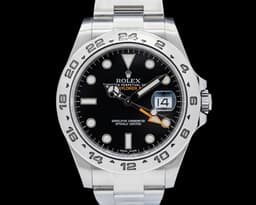 216570 Explorer II SS Black Dial