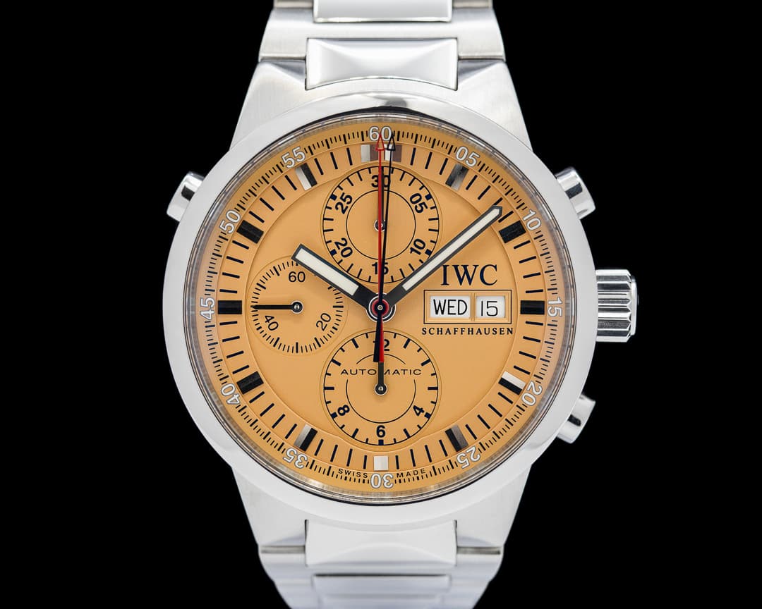 IWC GST Rattrapante Chronograph SS Salmon Dial