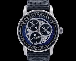 Code 11:59 Starwheel 18K White Gold Blue Aventurine Dial