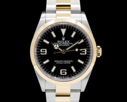 Explorer 36 Stainless Steel / 18K Yellow Gold Black Dial 2025