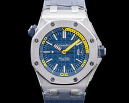 Royal Oak Offshore Diver Boutique SS Blue Dial UNWORN