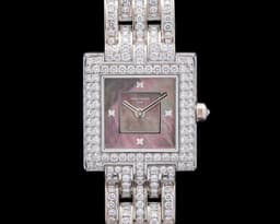 Ladies Gondolo Diamonds 18K White Gold MOP Dial