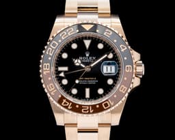 GMT Master II Ceramic Root Beer 18K Everose Black Dial 2024 UNWORN