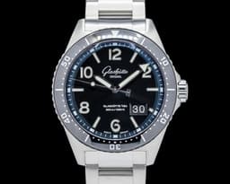 SeaQ Panorama Date SS Black Dial