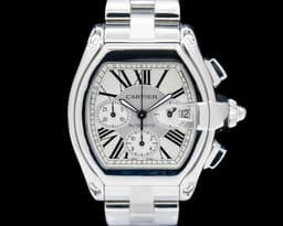 Roadster Chronograph XL SS Silver Dial