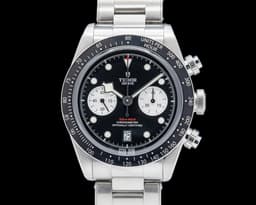 Black Bay Chronograph SS Black Dial