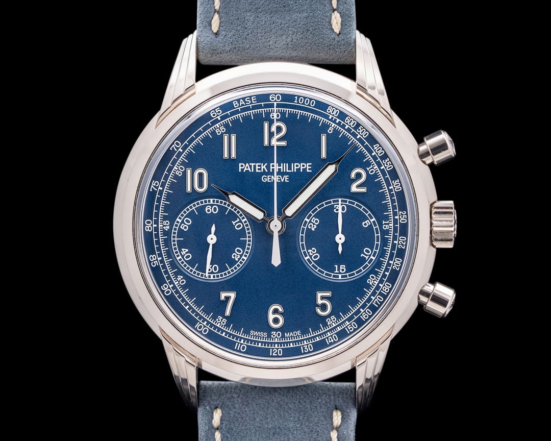 Patek Philippe 5172G Chronograph 18K White Gold Blue Dial