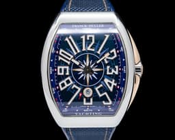 Vanguard Yachting SS / Rose Gold Blue Dial
