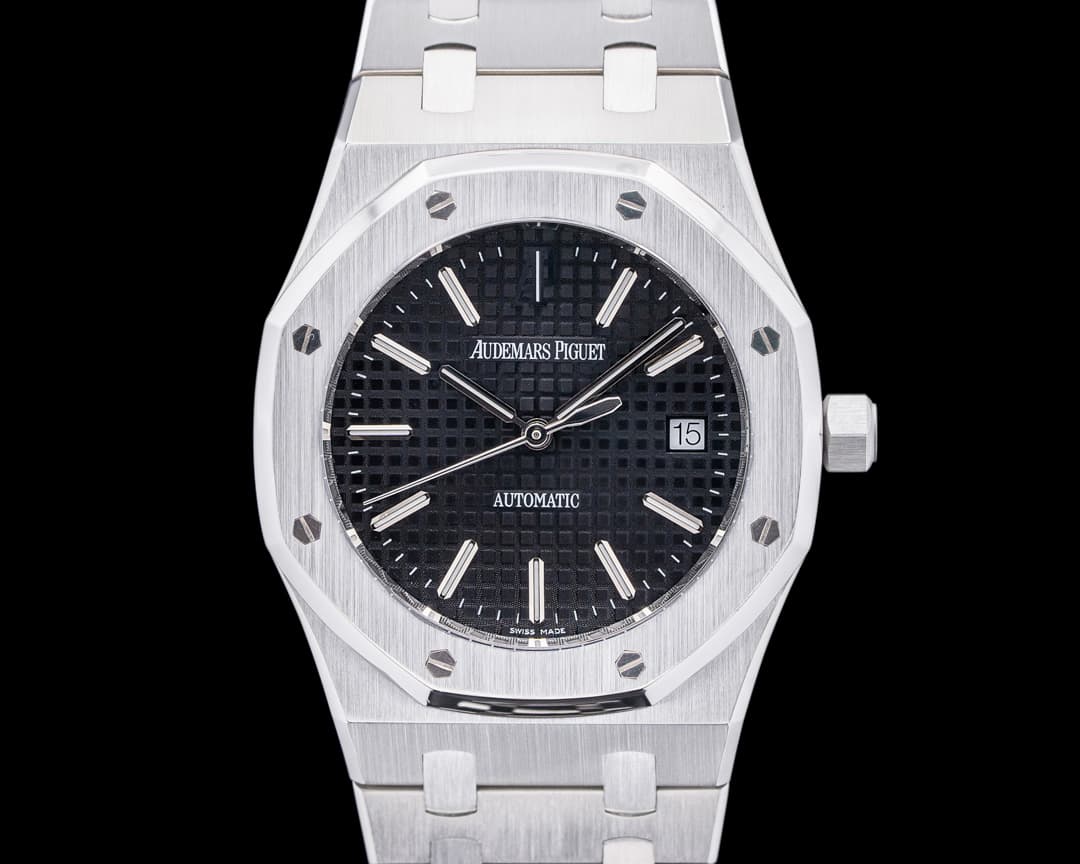 Audemars Piguet 15300ST Royal Oak SS Black Dial