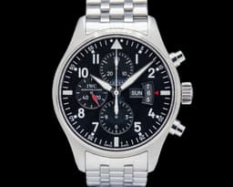 Pilot Chronograph SS Black Dial
