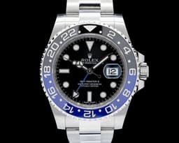 GMT Master II 116710 Ceramic "Batman" SS Black Dial