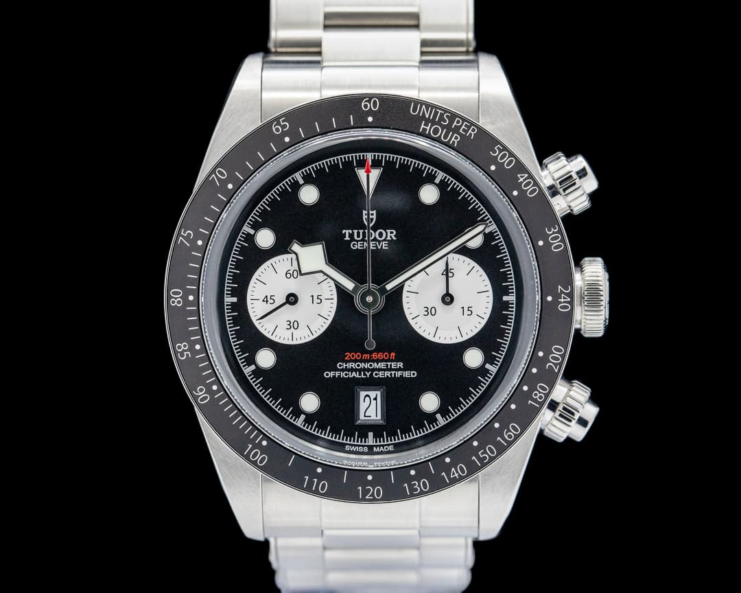 Tudor Black Bay Chronograph SS Black Dial