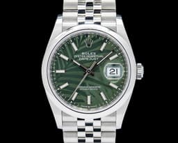 Datejust 126200 Green "Palm" Dial / Jubilee