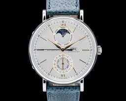 Portofino Complete Calendar SS Silver Dial