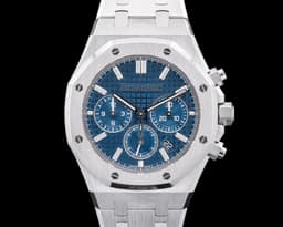 Royal Oak 26715ST Chronograph Bleu Nuit Dial SS 38MM