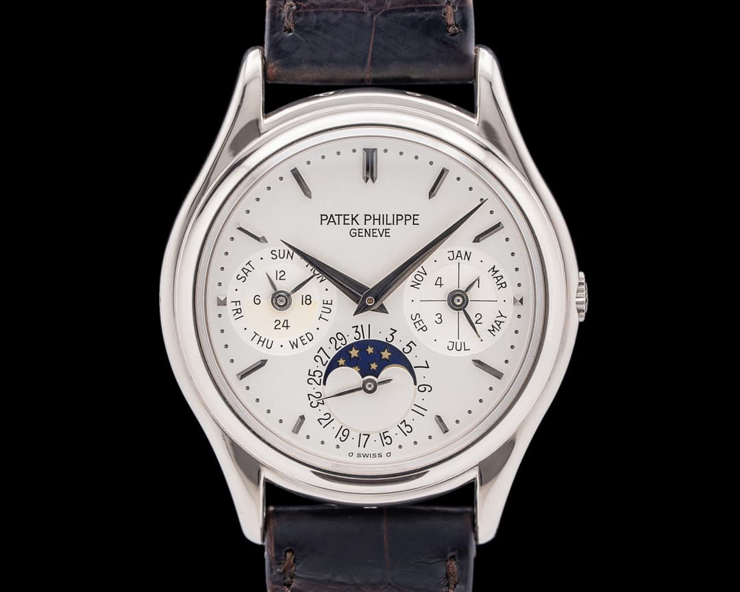 Patek Philippe Perpetual Calendar 18K White Gold 3940G