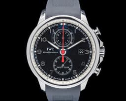 Portuguese Yacht Club Flyback SS Black Dial