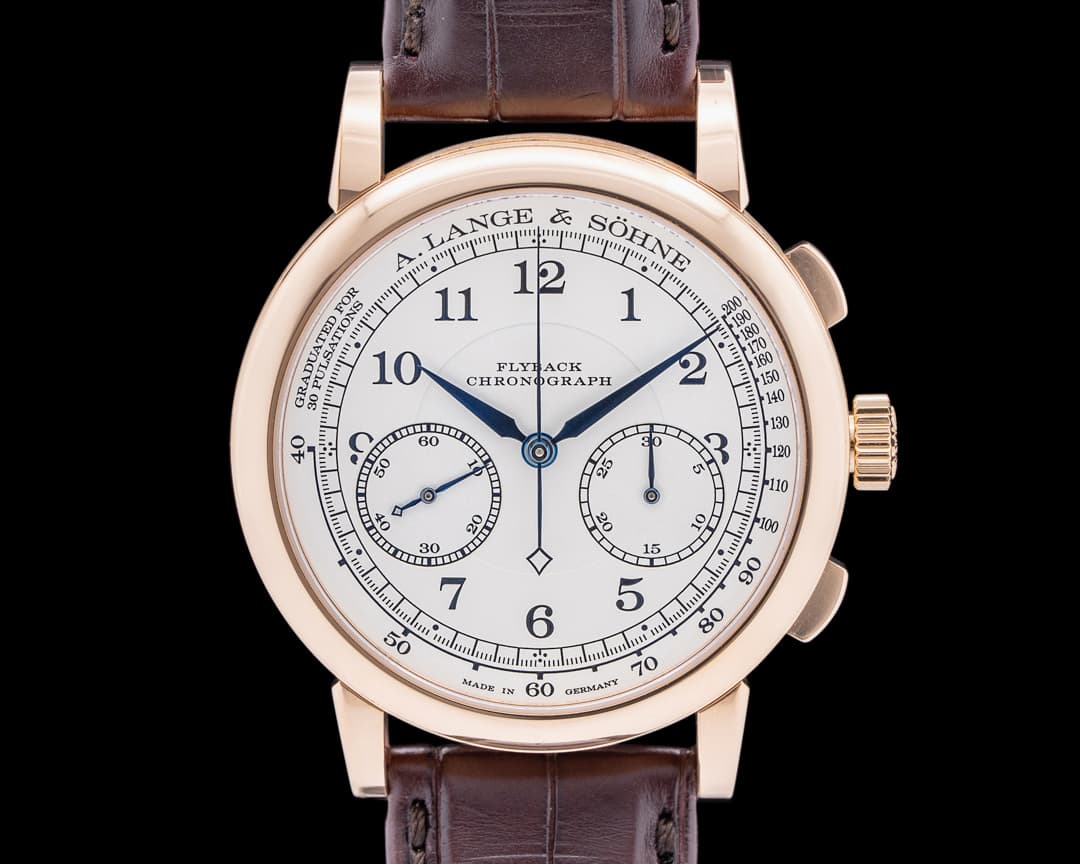 A. Lange & Söhne 414.032 1815 Chronograph 18K Rose Gold Silver Dial