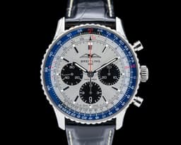 Navitimer B01 Chronograph 43 SS Silver Dial