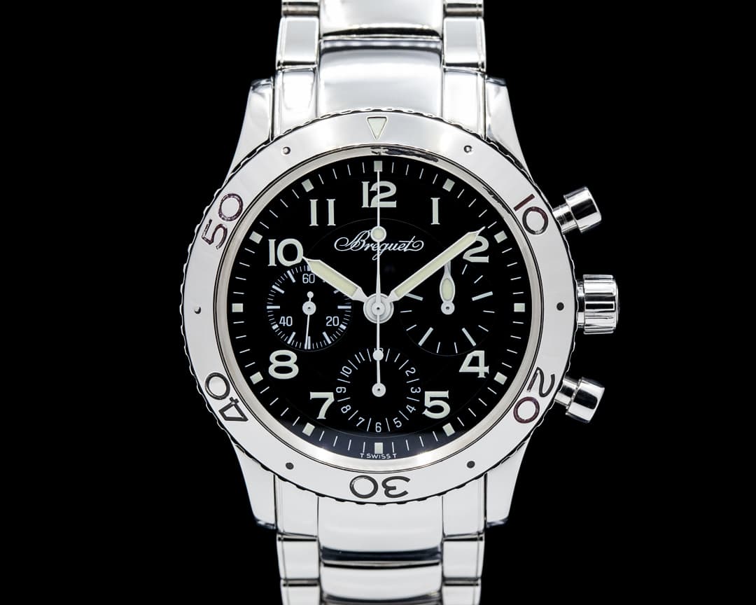 Breguet Type XX Aeronavale SS/SS Black Dial