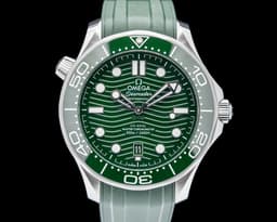 Seamaster Diver 300M Master Co-Axial Ceramic SS Green Dial