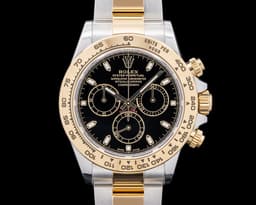 Daytona 116503 18K Yellow Gold / SS Black Dial