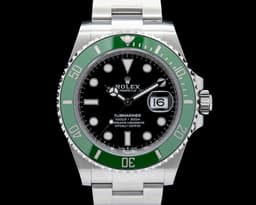 126610LV Submariner Date "Kermit" SS Black Dial