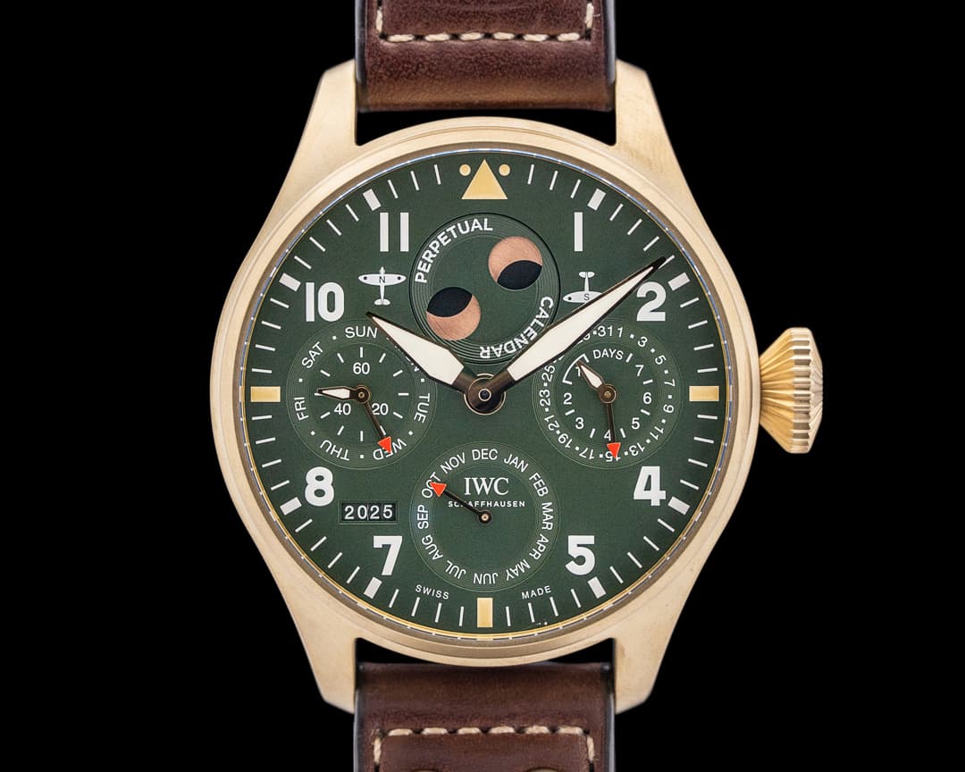 IWC IW503601 Big Pilot Perpetual Calendar Bronze Green Dial LIMITED